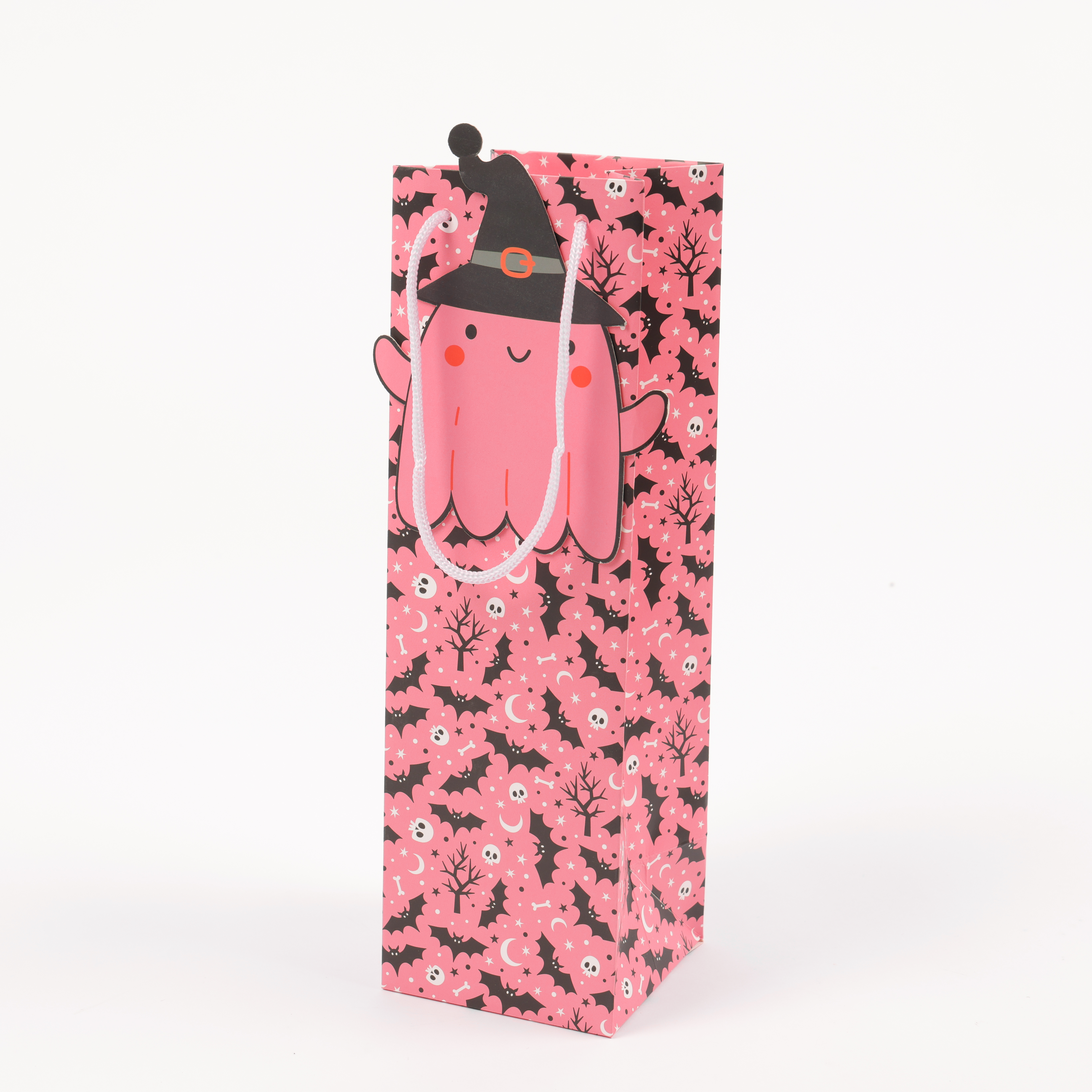 Halloween Pink Wine Paper Bag HW-052